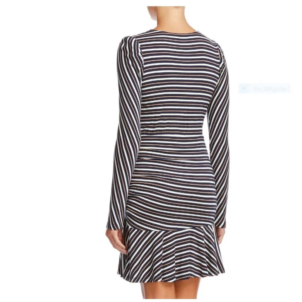Bailey 44 Striped Twilight Leonora V-Neck Sheath Dress XS - Picture 2 of 8